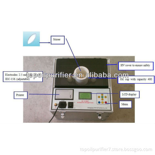 Insulating oil Dielectric Strength tester Series, Oil Sensor